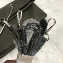 Safety Pin Clutch - Olive Green
