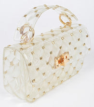 Quilted Jelly Handbag - Translucent Ivory