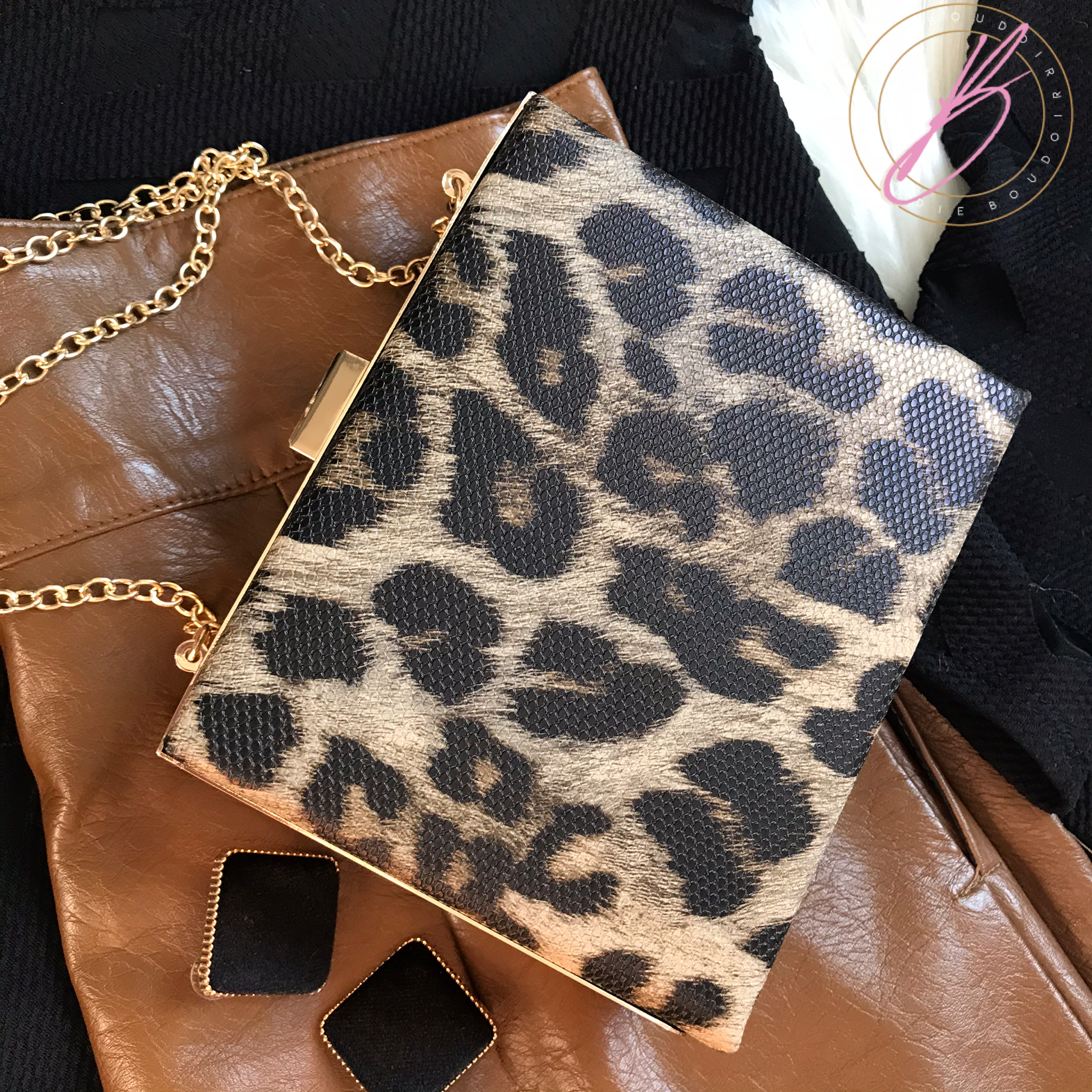 Leopard Box Clutch – The Baddie Boudoir