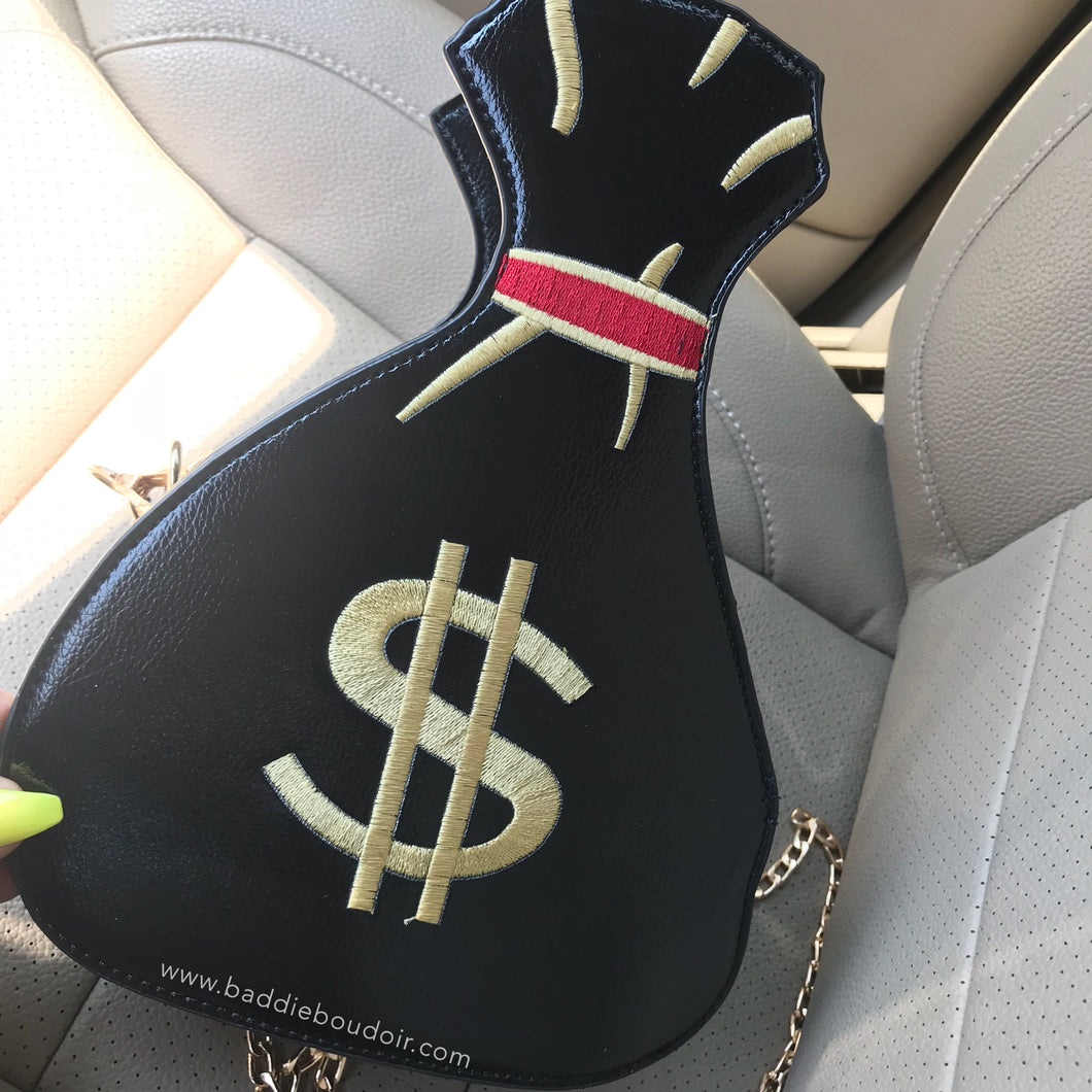 Mariah Money Bag - Black