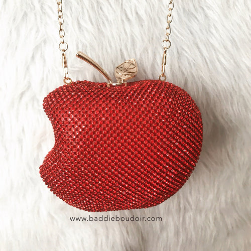 Apple Red Evening Clutch