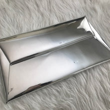 Reflective Envelope Clutch - Silver