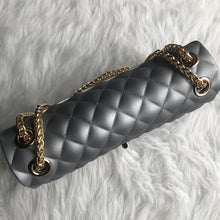 Quilted Jelly Handbag - Silver