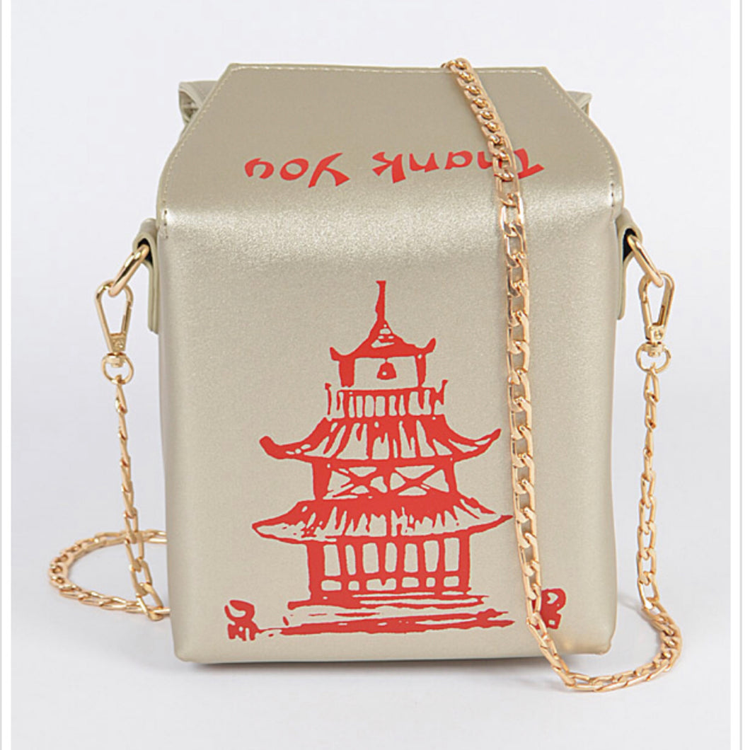 Take Out Inspired Bag - Gold